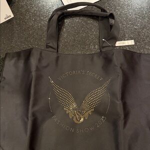 Victoria's Secret Black and Gold Tote
